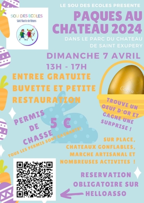 Pâques au Château - Chasse aux oeufs et marché artisanal
