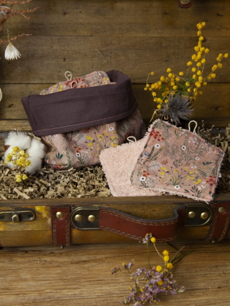 Coffret lingettes coton